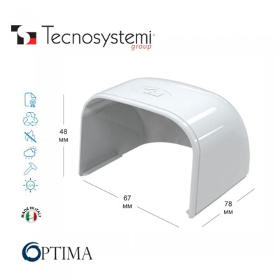 Короб декоративный Optima (заглушка) Tecnosystemi TC 62